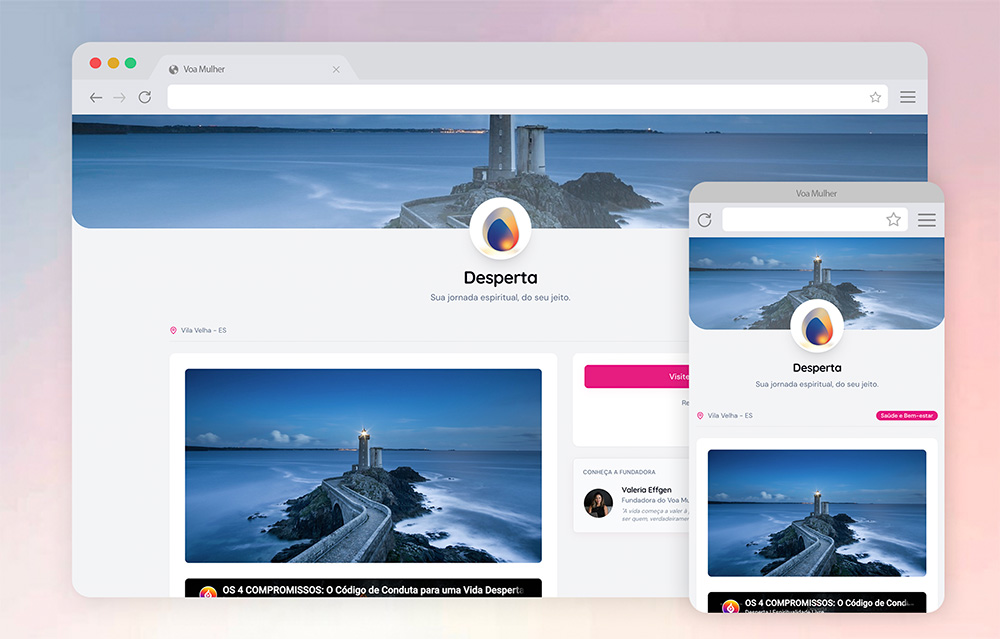 Negócio visível no diretório nacional